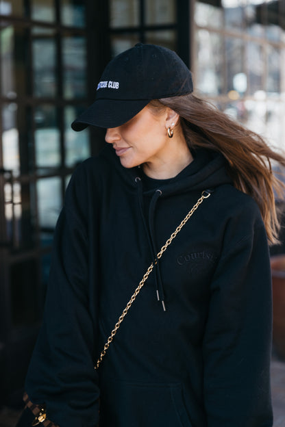 Courtside Club Dad Hat - Black