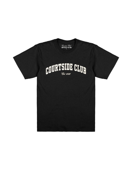 Courtside Club Core T-Shirt - Black