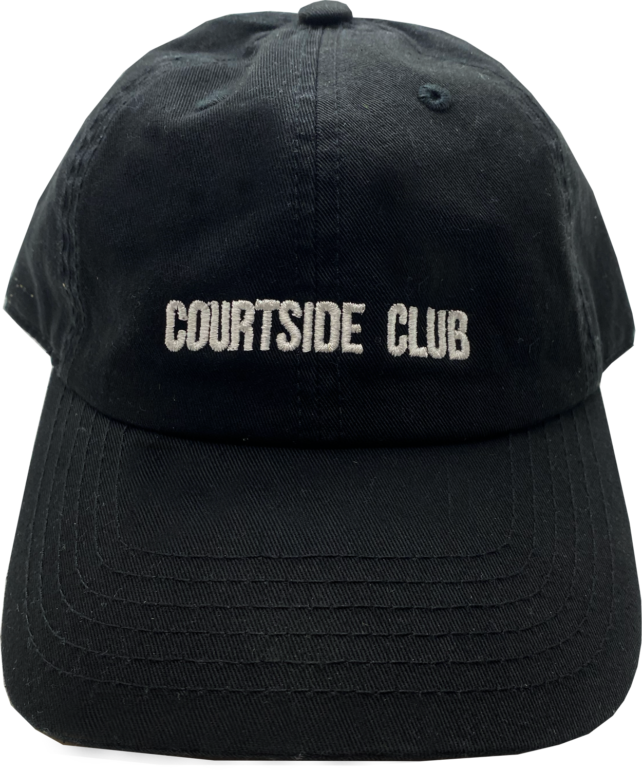 Courtside Club Dad Hat - Black