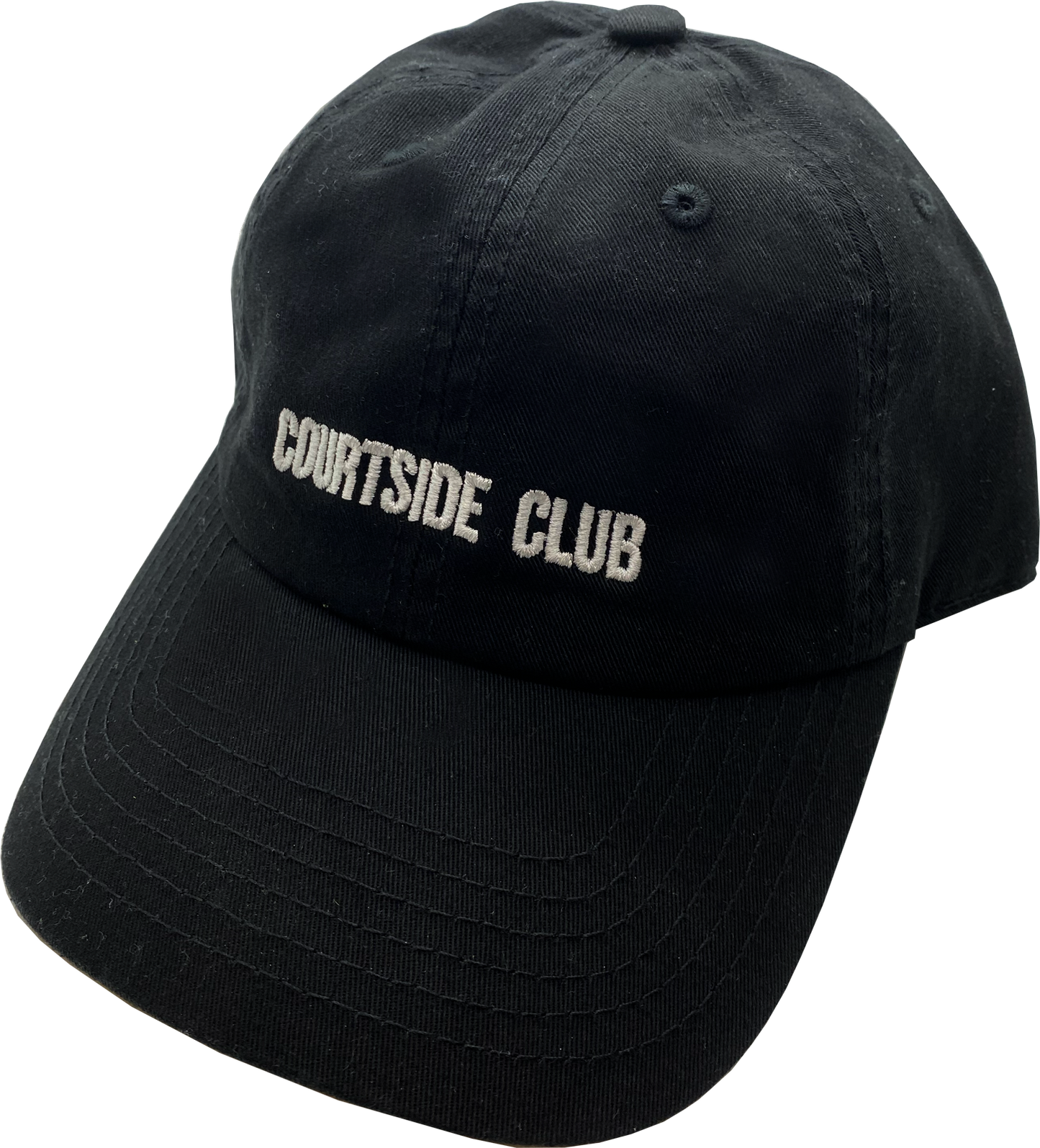 Courtside Club Dad Hat - Black