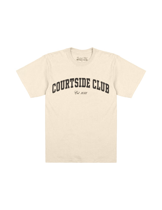 Courtside Club Core T-Shirt - Bone