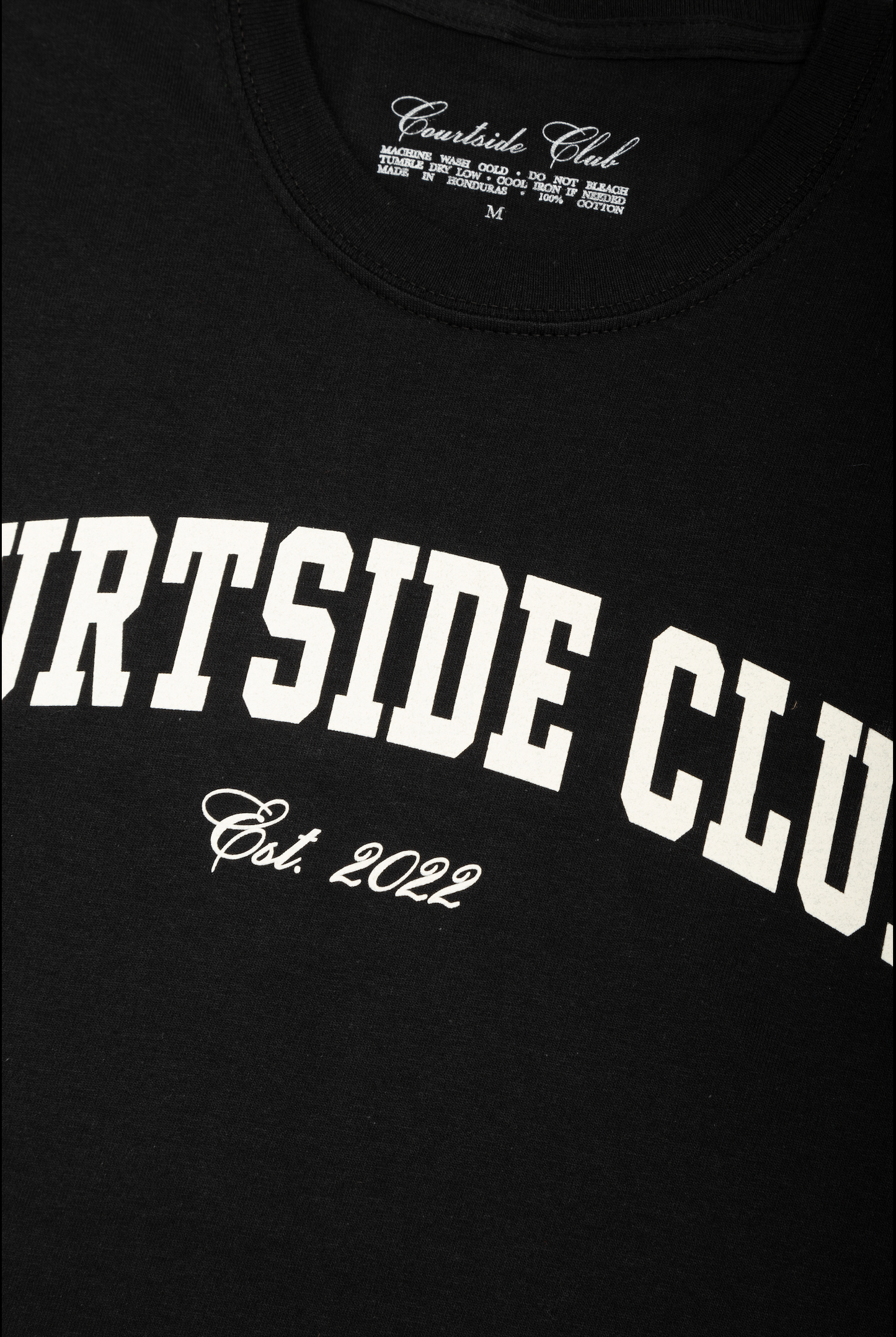 Courtside Club Core T-Shirt - Black