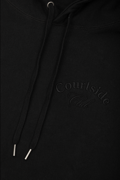 Courtside Club Core Hoodie - Black